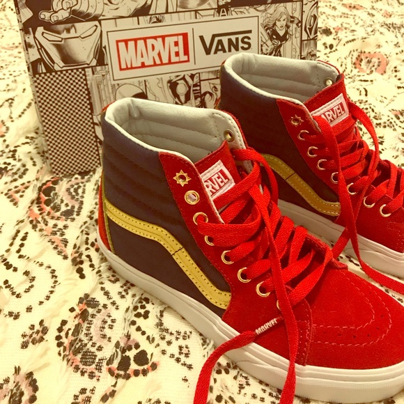 vans captain marvel shoes